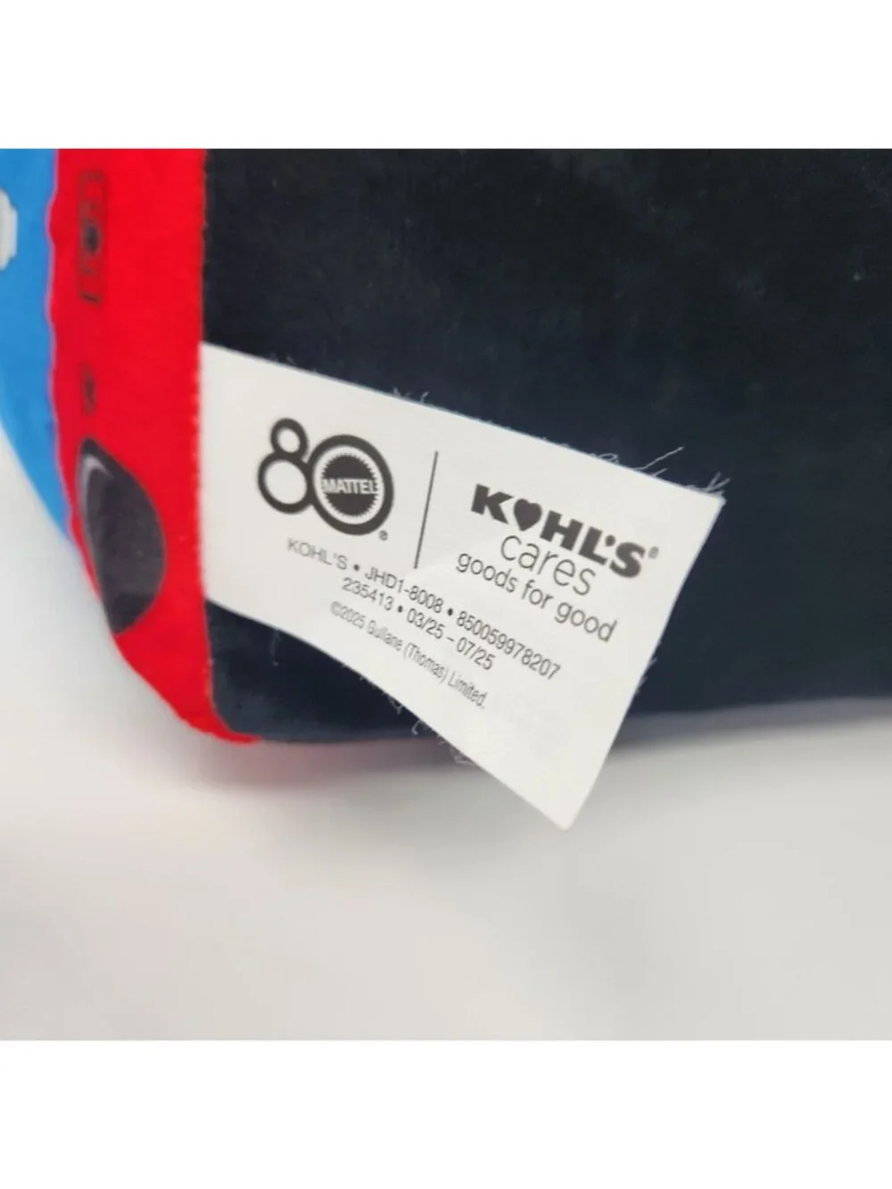 Kohl's Cares Mattel 80th Anniversary Thomas & Friends Plush Stuffed Train